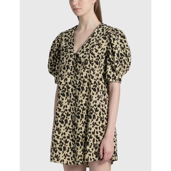 Rohe Emma Dress Pebble Print Collared Mini Dress Short Sleeve 2 US (34) Róhe NWT - Picture 9 of 16
